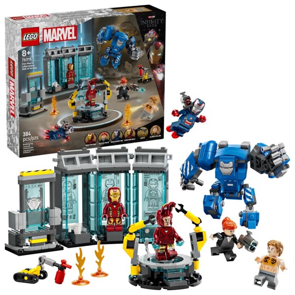 LEGO MARVEL 76315 Iron Man’s Laboratory: ...