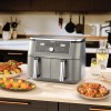Ninja DZ400EU fryer Double 9.5 L Stand-alone 2470 W Hot air fryer Grey