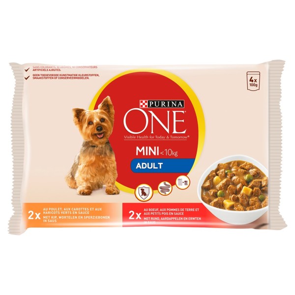 PURINA One Mini Adult Chicken, Beef ...