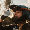 Fidlock Twist Bottle 750 Compact + Bike Base clear black | Fidlock