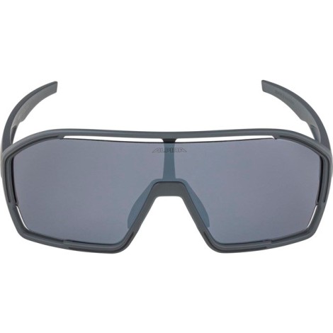 Okulary ALPINA BONFIRE kolor MIDNIGHT-GREY MATT szkło BLACK MIRROR Cat.3 FOGSTOP
