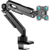 ONKRON G90-B Swivel and tilt desk mount for 13‘-34’ monitors, max. 10 kg, with rotation, black