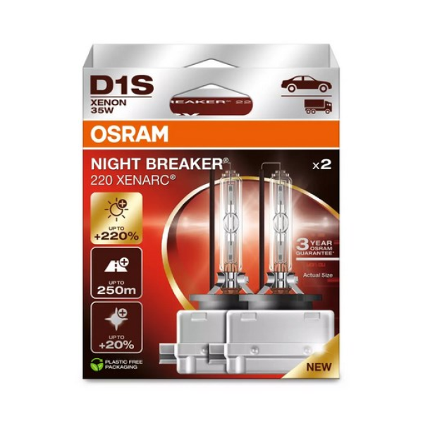 OSRAM D1S XENARC NIGHT BREAKER 220 ...