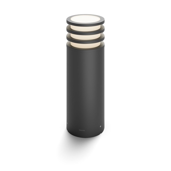 Philips Hue Lucca Outdoor Pedestal Lantern ...