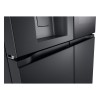 LG InstaView GMG960EVJE side-by-side refrigerator Freestanding 638 L Black