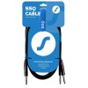 SSQ JSJM2 SS-1453 Cable Jack Stereo - 2x Jack Mono 2 m Black