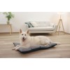 KERBL Ely Grey-turquoise Lounge Cushion - Pet Bed - 90 x 55 x 10 cm