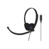 Koss | Headphones | CS200 USB | Wired | On-Ear | Microphone | Black