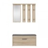 PARMA closet 100x35x180 cm, oak sonoma