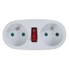 Esperanza ELK306W Electrical splitter 2 GN. White