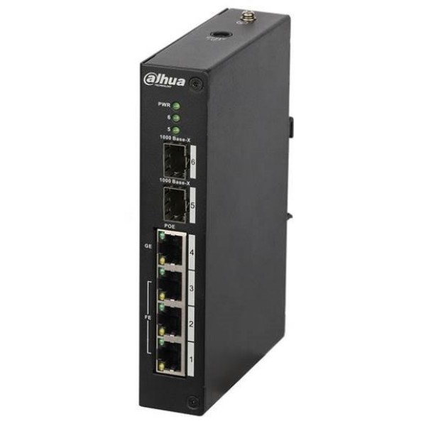 Switch|DAHUA|PFS3206-4P-96|Type L2|3x10Base-T / 100Base-TX|1x10Base-T / 100Base-TX ...