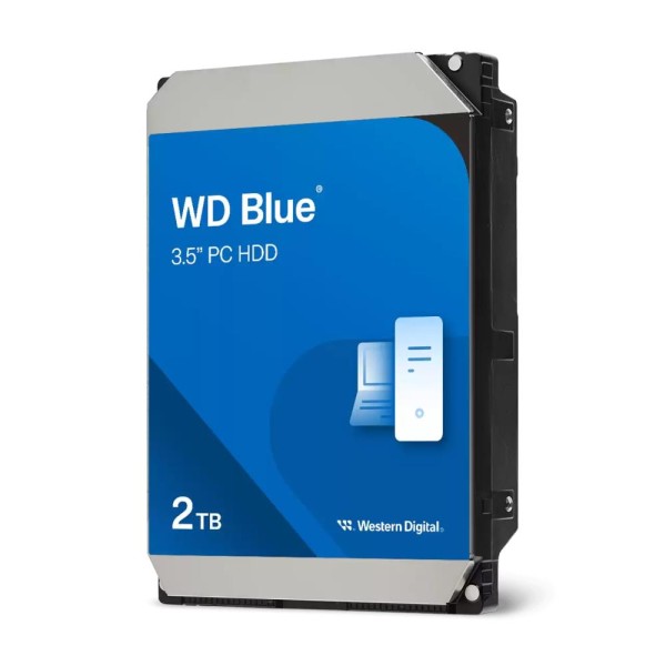 HDD|WESTERN DIGITAL|Blue|2TB|SATA 3.0|64 MB|5400 rpm|3, 5