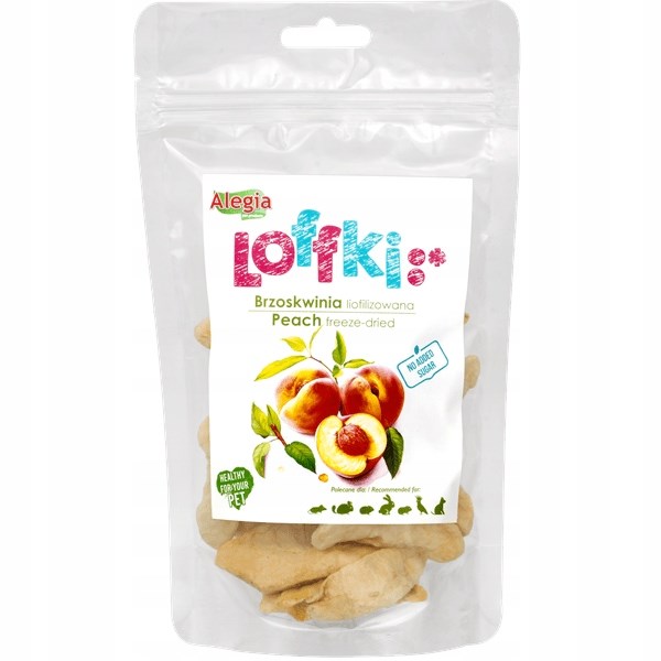 ALEGIA Loffki Freeze-dried peach - treat ...