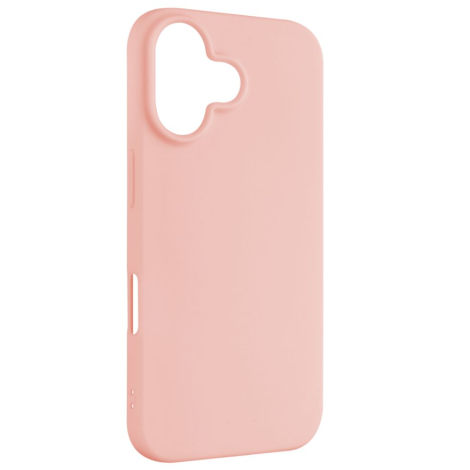 Fixed Story | Back cover | Apple | iPhone 16 | Rubberized | Pink