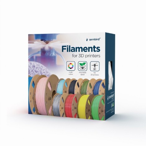 Gembird Plastic filament for cleaning 3D printer nozzle, 1.75 mm 100gr. | 3DP-CLN1.75-01