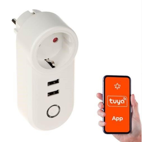 SMART HOME WIFI SMART SOCKET/USB ATLO-P1U2-TUYA ...