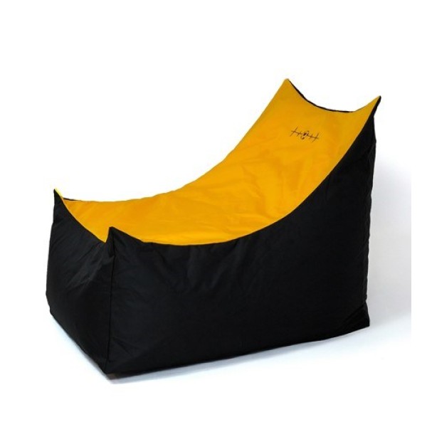 Sako bag pouffe Tron black-orange XXL ...