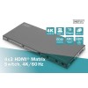 DIGITUS 4x2 HDMI Matrix Switch 4K/60Hz