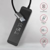 I/O USB HUB SWITCH 4PORT/0.2M HUE-MSA AXAGON