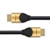 Qoltec 50356 HDMI v2.1 Cable Ultra high speed 8K | 60Hz | 28AWG | GOLD | 3m