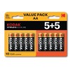 Kodak XTRALIFE Alkaline AA Battery 10 (5+5 pack)