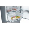 Bosch | Refrigerator | KGE398IBP Series 6 | Energy efficiency class B | Free standing | Combi | Height 201 cm | Fridge net capacity 249 L | Freezer net capacity 94 L | 38 dB | Inox