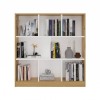 FIESTA 8P ARTISAN/WHITE BOOKCASE