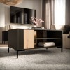 Cama MERCI coffee/lawn table 100 x 55 x 49 cm black/oak artisan