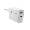 NATEC RIBERA GAN CHARGER 1X USB-A + 1X USB-C 45W WHITE