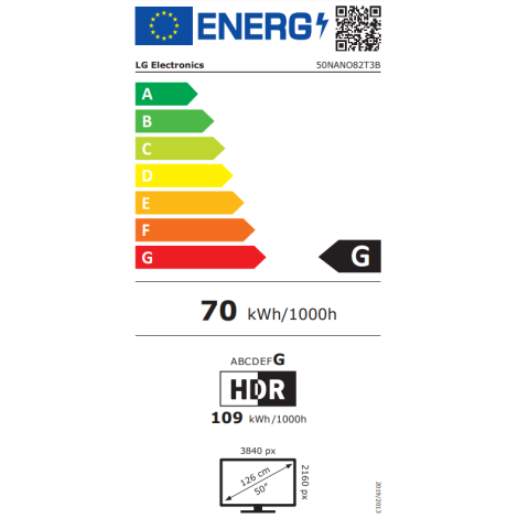 LG 4K Smart NanoCell TV | 50NANO82T3B | 50