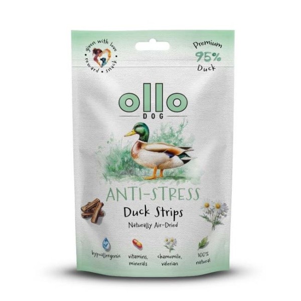 OLLO Air-Dried Anti-Stress Duck strips - ...