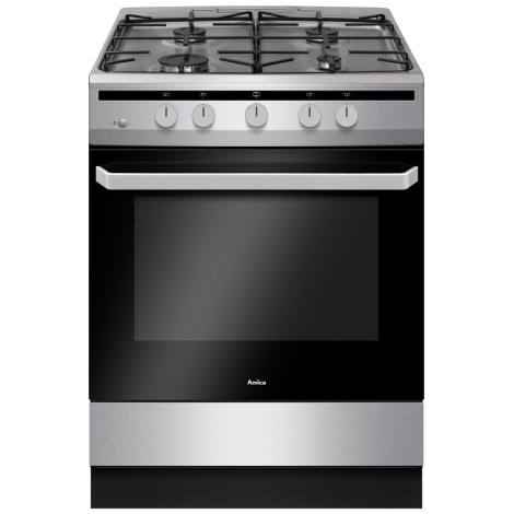 Amica 618GGD4.33HZpFQ(Xx) Freestanding cooker Gas Stainless steel A