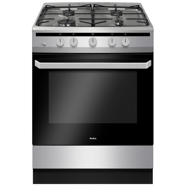 Amica 618GGD4.33HZpFQ(Xx) Freestanding cooker Gas Stainless ...