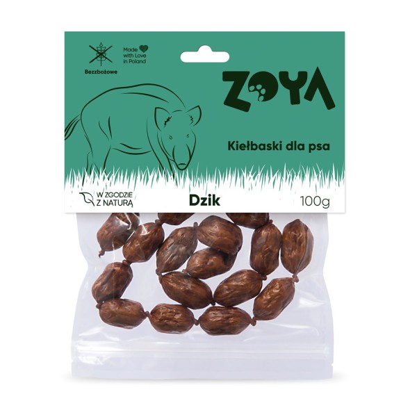 ZOYA Kiełbaski z dzika przysmak dla ...