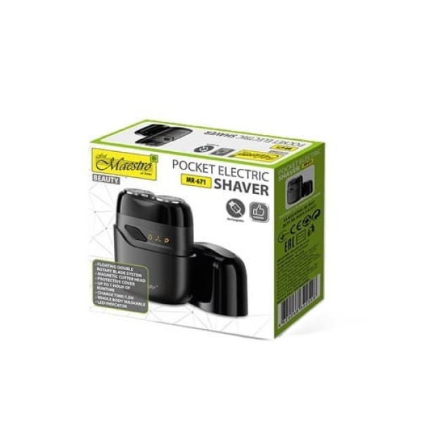 Golarka elektryczna podróżna USB MAESTRO MR-671