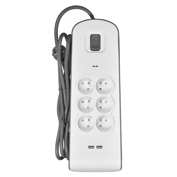 Belkin BSV604ca2m White 6 AC outlet(s) ...