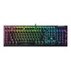 Razer | Mechanical Gaming Keyboard | BlackWidow V4 X | Mechanical Gaming Keyboard | Wired | US | Black | Yellow Mechanical Switches (Linear)