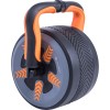 Pure2Improve 2 in 1 Ab Wheel and Kettlebell, Black/Orange