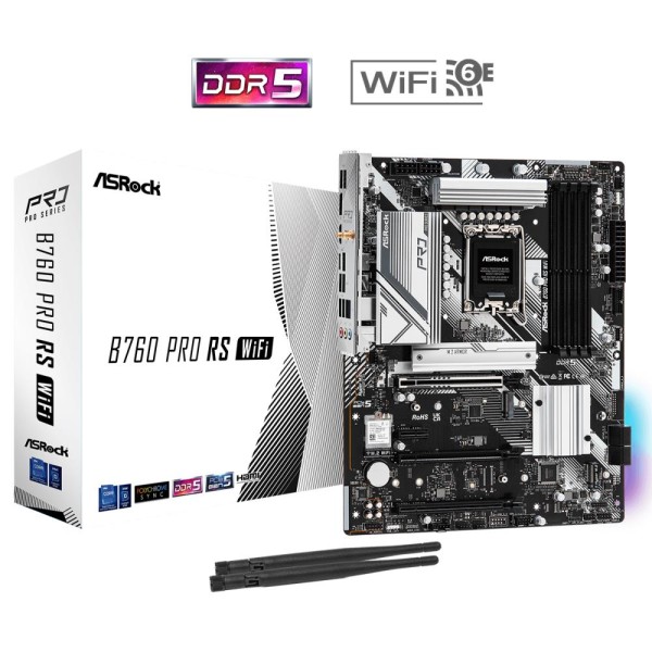 Mainboard|ASROCK|Intel B760 Express|LGA1700|ATX|Memory DDR5|Memory slots 4|1xPCI-Express ...