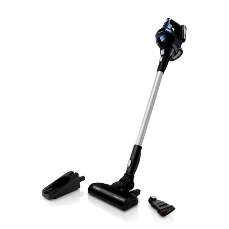 Bosch Serie 6 BBS611PCK stick vacuum/electric broom 2-in-1 stick vacuum Battery Dry Hygiene Filter Bagless Blue 2.5 Ah