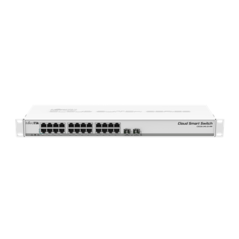 MikroTik | Cloud Smart Switch | CSS326-24G-2S+RM | Managed L2 | Rackmountable | Gigabit Ethernet (copper) ports quantity 24 | SFP+ ports quantity 2 | 12 month(s)