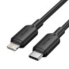 Kabel USB-C do Lightning 3A 480Mbps 1m czarny