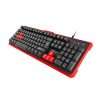 GENESIS RHOD 110 Gaming Keyboard, US Layout, Wired, Red | Genesis | RHOD 110 | Gaming keyboard | Wired | US | 1.7 m | Red, Black