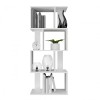 Bookcase FIESTA 4P 59.5x30x140 cm, white