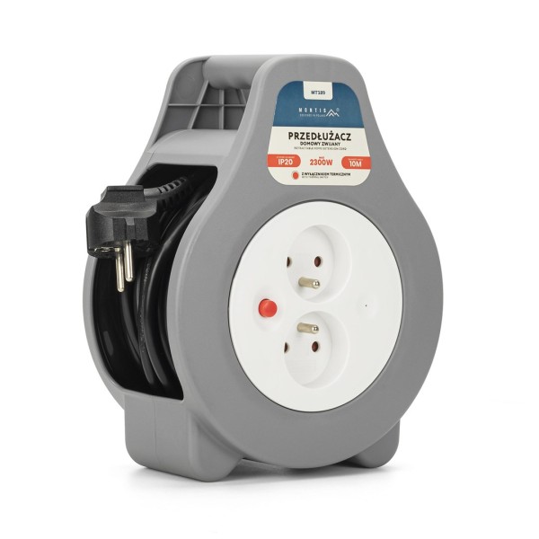 Montis Przedłużacz domowy zwijany 10m MT189 ...