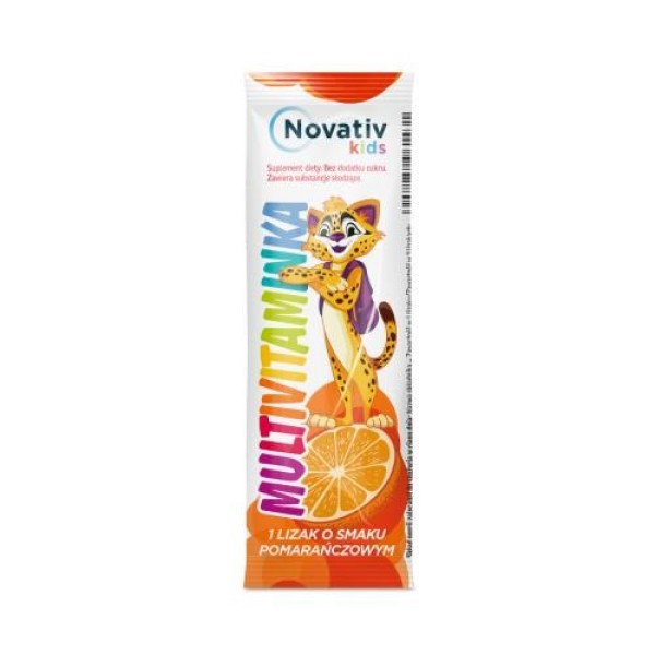 Novativ kids Multivitamin lollipops, 30 pcs ...