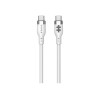Hyper 1.5m Silicone USB-C to USB-C 60W Charging Cable - White | Hyper