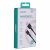 AUKEY CB-CD30 USB cable 0.9 m USB A USB C Black