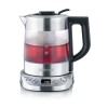 Severin WK 3473 electric kettle 1 L 2200 W Stainless steel, Transparent