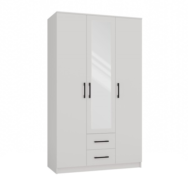 Topeshop ROMANA 120 BIEL bedroom wardrobe/closet ...